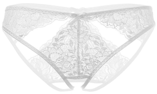 Эротические кружевные трусики белого цвета Erolanta Melissa р-р 46-48 фото 7