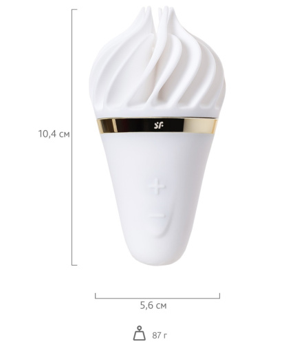 Вращающийся стимулятор Satisfyer Sweet Treat белый фото 5