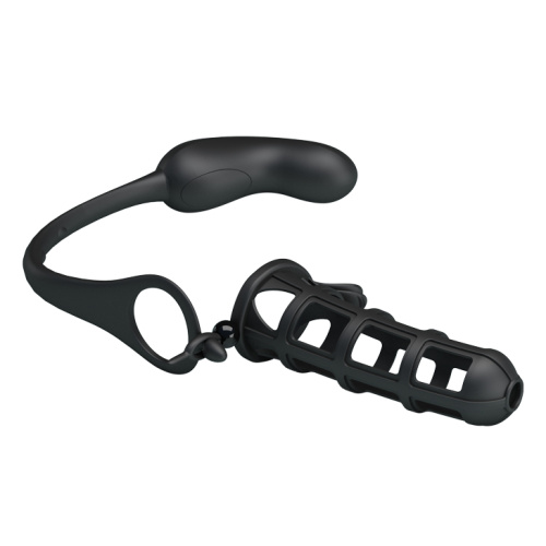 Насадка силиконовая Pretty Love с анальным вибростимулятором фото 6