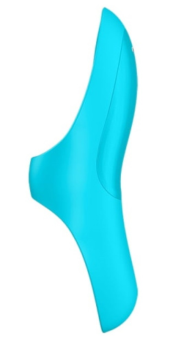 Клиторальный вибромассажер на палец Satisfyer Teaser голубой фото 4