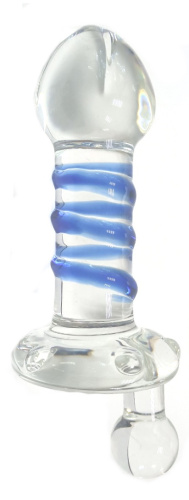 Стеклянная пробочка с ручкой фото 3