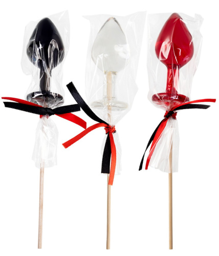 Карамельный леденец Анальная Пробка со вкусом бейлиз 30 гр фото 4