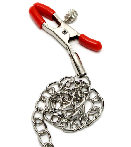 Зажимы для сосков и клитора красные фото 3