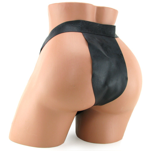 Вибро-страпон с грушей Vibro Inflatable Black фото 6