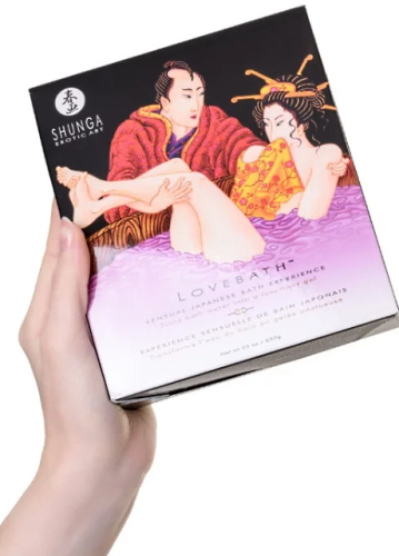 Гель для ванны Shunga  Lovebath Sensual Lotus лотос 650 гр фото 3