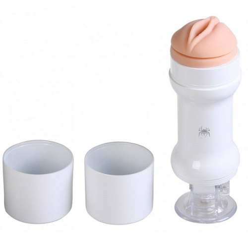 Мастурбатор с вибрацией Spider Man Hands Free белый фото 4