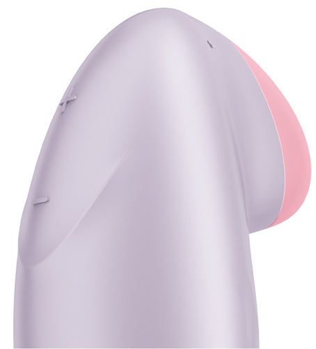 Перезаряжаемый смарт-стимулятор с вибрацией Satisfyer Tropical Tip Lilac фото 5