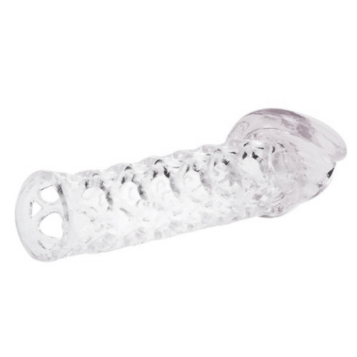 Насадка на пенис Pink Heart прозрачная фото 2