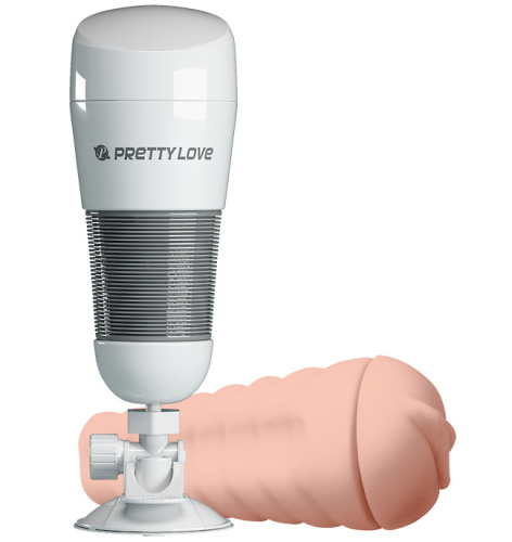 Мастурбатор-вагина в колбе на присоске Pretty Love Hedy фото 2