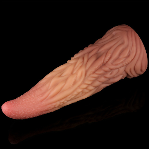Фаллос-язычок с рельефным стволом Lovetoy Nature Cock Tongue 25 см фото 13