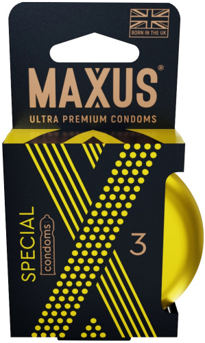Презервативы в металлическом кейсе Maxus №3 Special точечно-ребристые фото 5