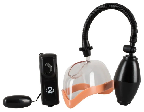 Помпа женская с вибратором Vagina Sucker фото 3