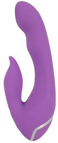 Вибратор с клиторальным стимулятором Purple Vibe фото 3