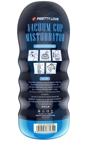 Мастурбатор-попка в колбе Pretty Love Vacuum Cup фото 4