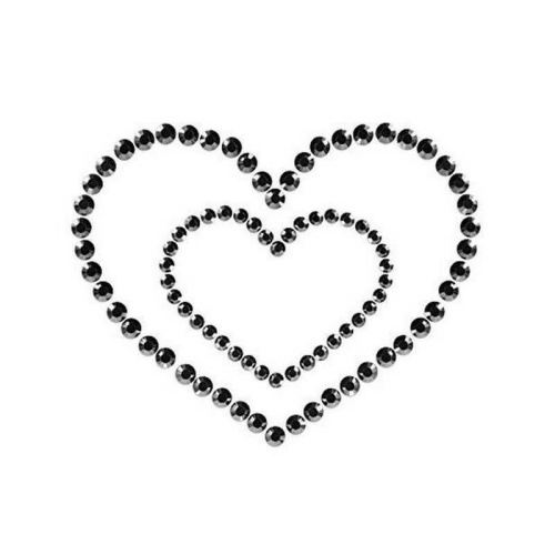 Пэстисы Bijoux Mimi Heart Black черные фото 2