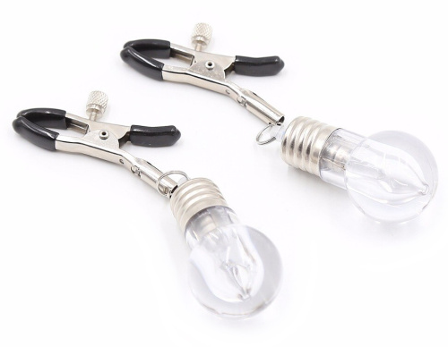 Светящиеся зажимы для сосков с лампочками фото 3