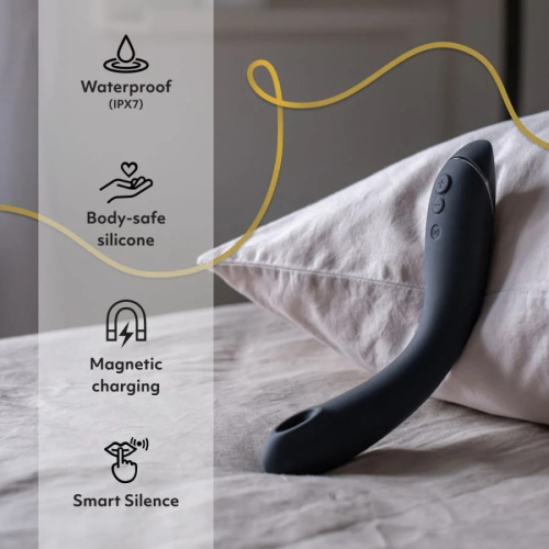 Вакуумный стимулятор точки G с вибрацией Womanizer OG черный фото 12