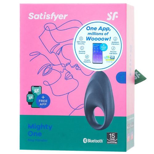 Эрекционное смарт-кольцо Satisfyer Mighty One фото 11