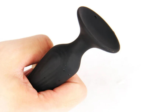 Классическая анальная пробка Small черная фото 4