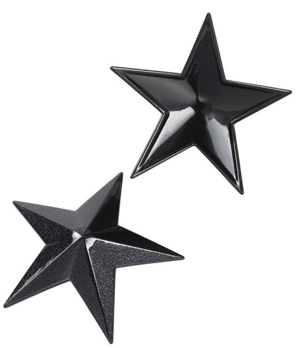 Черные металлические пэстисы звездочки фото 4