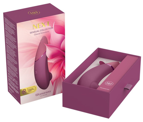 Бесконтактный вакуумно-волновой стимулятор клитора Womanizer Next темно-розовый фото 12