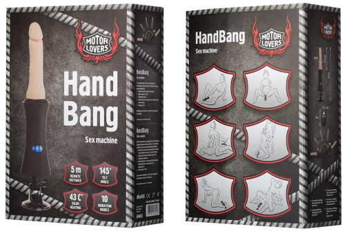 Секс-машина на присоске HandBang Motorlovers 44 см фото 8