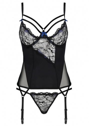 Шикарный черный корсет Meredith L/XL фото 4