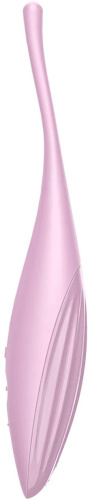 Точечный смарт-стимулятор с вибрацией Satisfyer Twirling Joy розовый фото 5