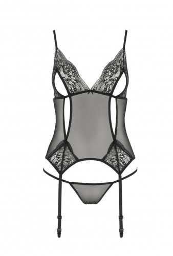 Черный корсет Vendi L/XL фото 3