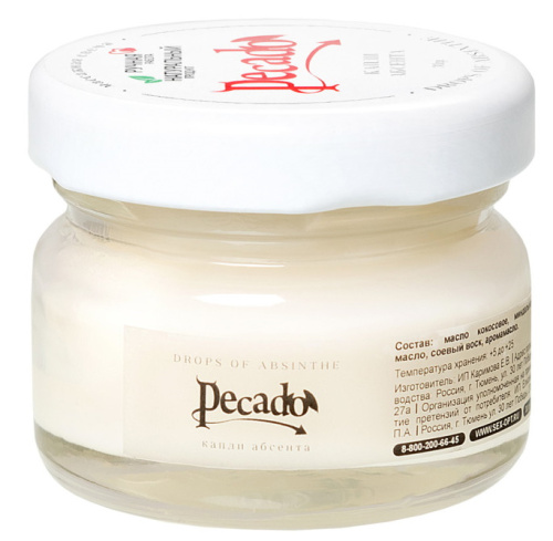 Массажная свеча Капли Абсента Pecado BDSM 30 мл фото 3
