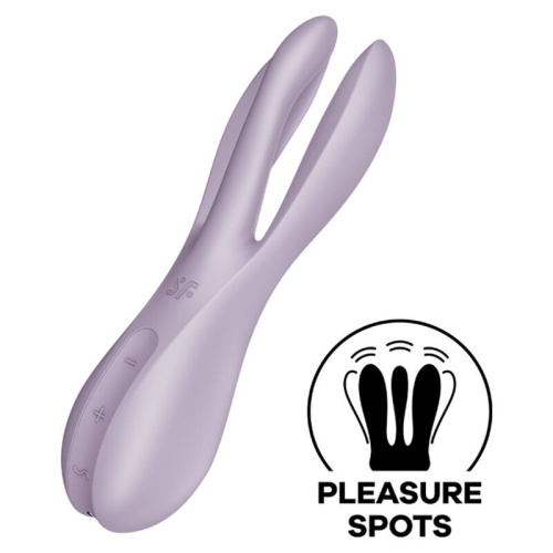 Вибростимулятор клитора и половых губ Satisfyer Threesome 2 Violet фото 2