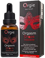 Съедобный клиторальный гель с возбуждающим эффектом Orgie Orgasm Drops Kissable 30 мл