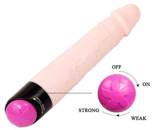 Реалистичный вибратор с ротацией 24 см фото 2