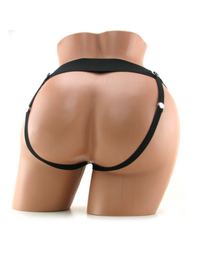 Фаллопротез с вибрацией Hollow Strap On - Flesh фото 4