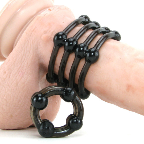 Два черных кольца на пенис Colt фото 2