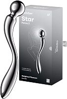 Двусторонний стальной стимулятор Satisfyer Star Force 2