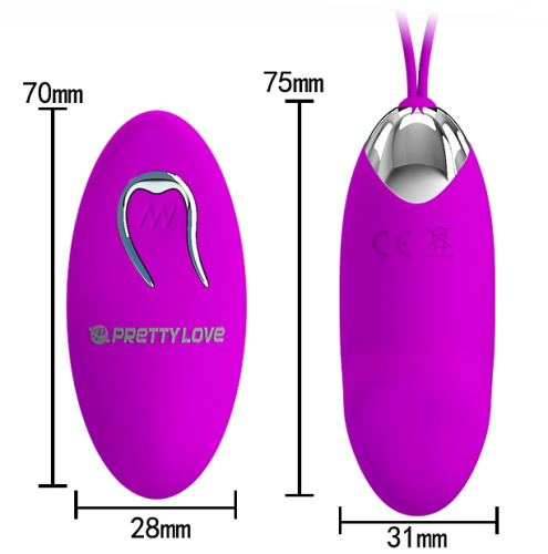 Виброяйцо ребристое с пультом дистанционного управления Julia фото 7