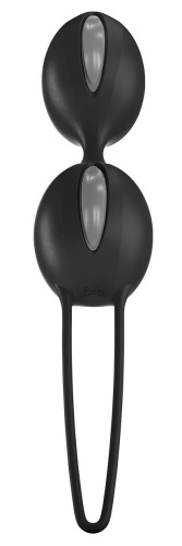 Шарики вагинальные Fun Factory SmartBalls Duo черно-серый фото 2