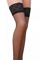 Чулки ST020 черные на силиконе размер 1/2