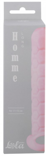 Фаллоудлинитель с кольцом Homme Pink Long + 3 см фото 4