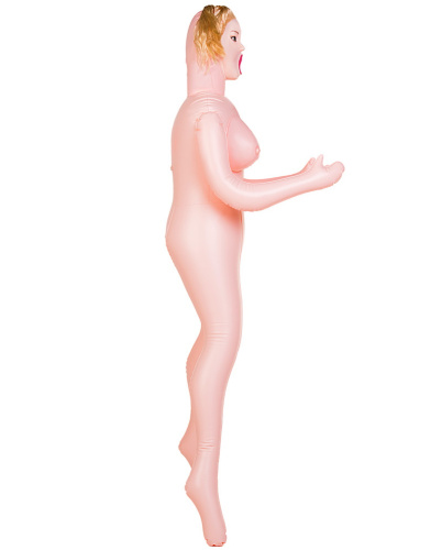 Надувная кукла Hannah с тремя рабочими отверстиями и вставкой из киберкожи фото 2