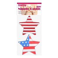 Набор дерзких пэстисов для груди Stars and Stripes Nipple Pasties