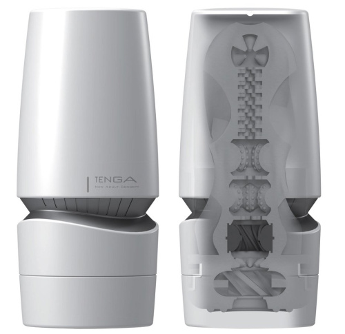 Мастурбатор с имитацией орального секса Tenga Aero Silver Ring фото 4