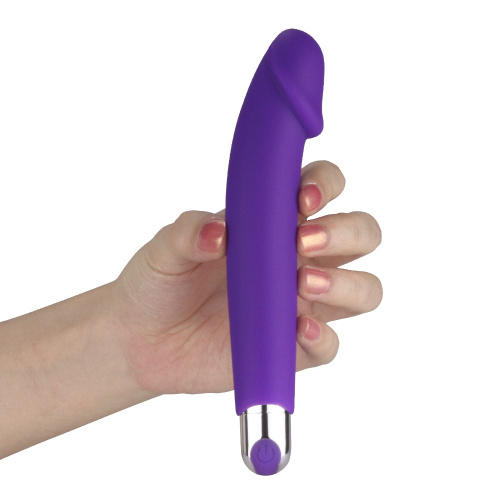 Классический перезаряжаемый вибратор IJoy Silicone Dildo фото 2