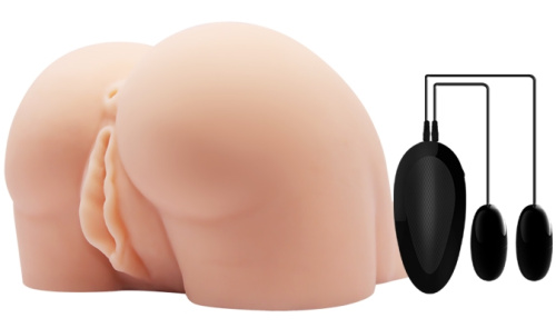 Шикарный мастурбатор Crazy Bull вагина и попка с двойным виброэлементом фото 2