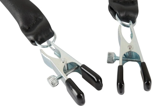 Зажимы для сосков с кожаными ремешками Nippelklemmen фото 5