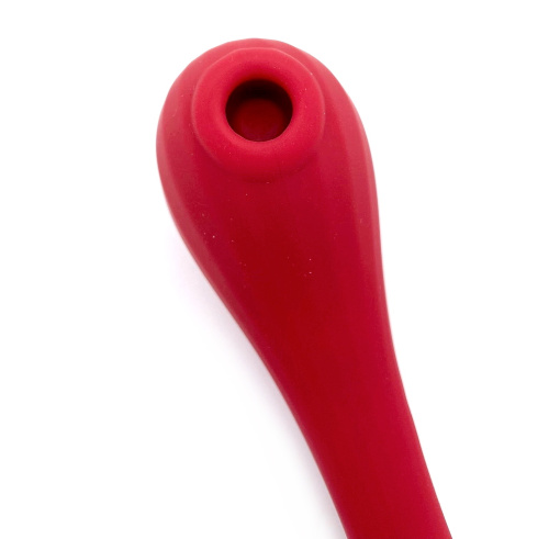 Гибкий вагинально-клиторальный смарт-вибратор Magic Motion Bobi красный фото 8