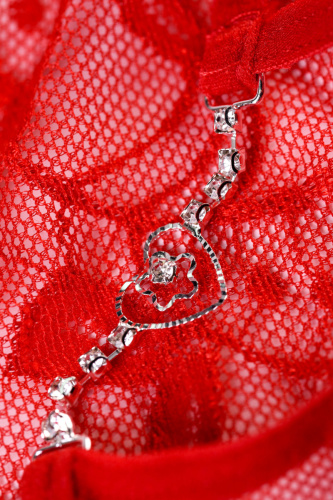 Трусики со стразами Joli Lillian красные OS фото 4