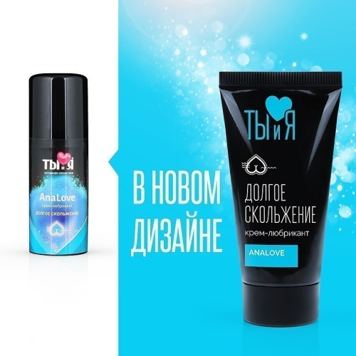 Анальная силиконовая смазка AnaLove прозрачная 25 гр фото 3