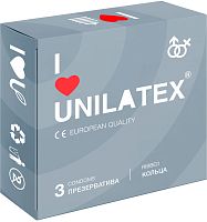 Ребристые презервативы Unilatex Ribbed 3 шт
